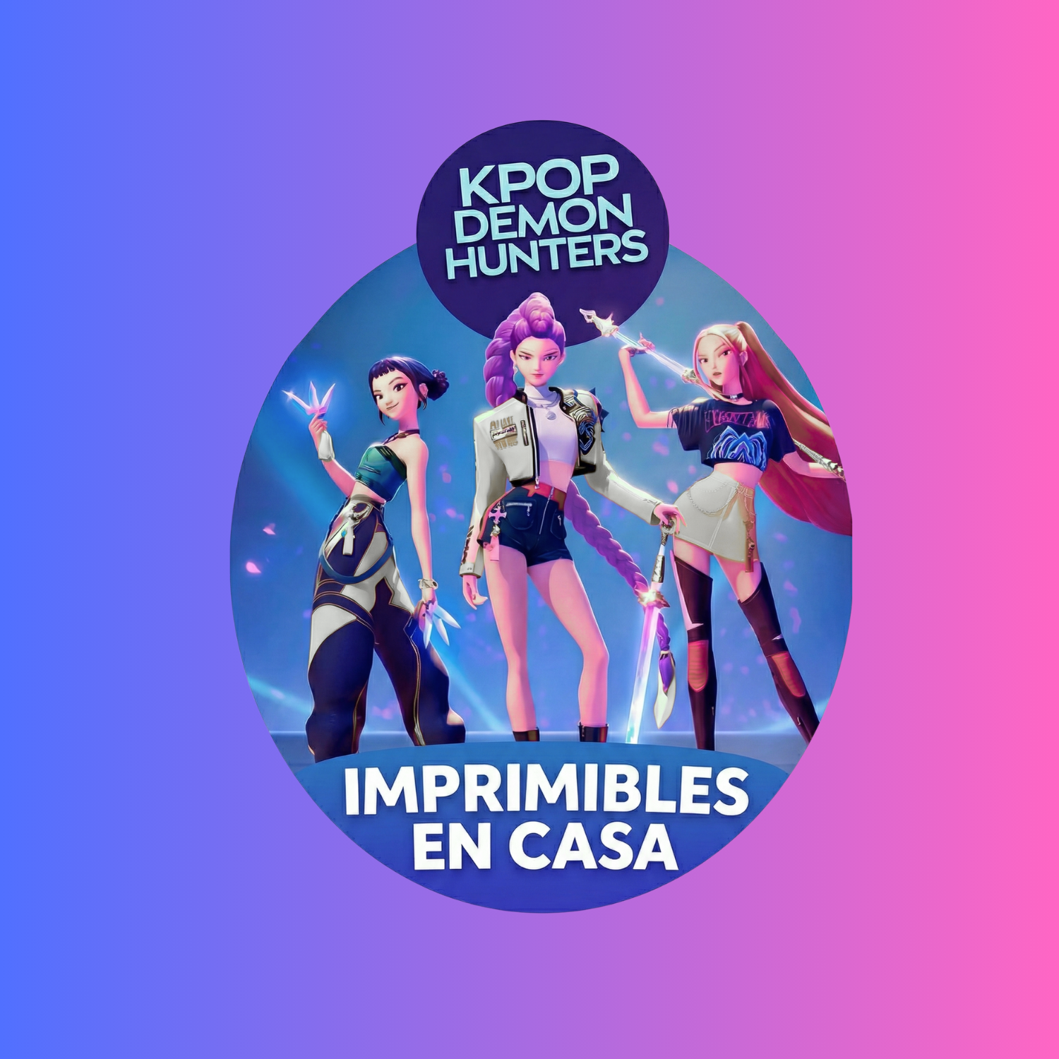 Pack Imprimibles Kpop Demon Hunters